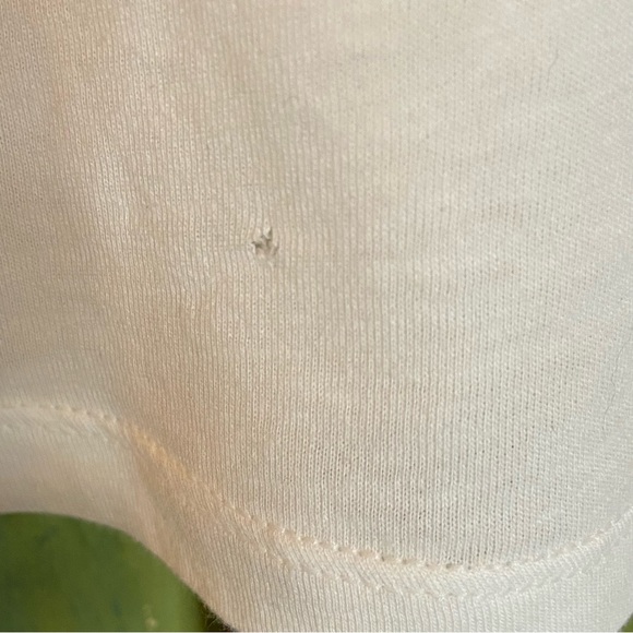 Sisley Cold Shoulder Long-Sleeve Tee - White - Picture 5 of 7